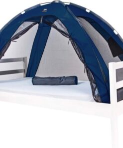 Deryan Bedtent Klamboe - 200x90cm - Hoogste kwaliteit Muggennet Muskietennet 1mm gaas - Navy