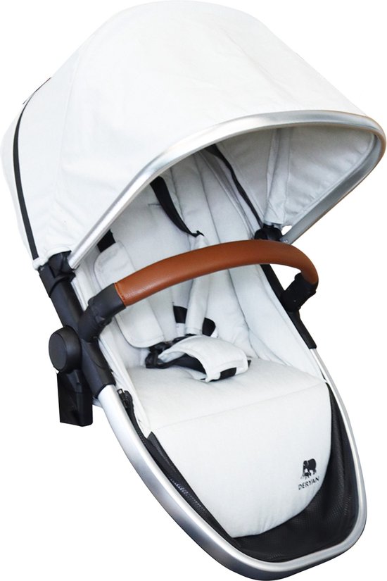 Deryan Tweede Stoeltje voor Evy Kinderwagen - Creme