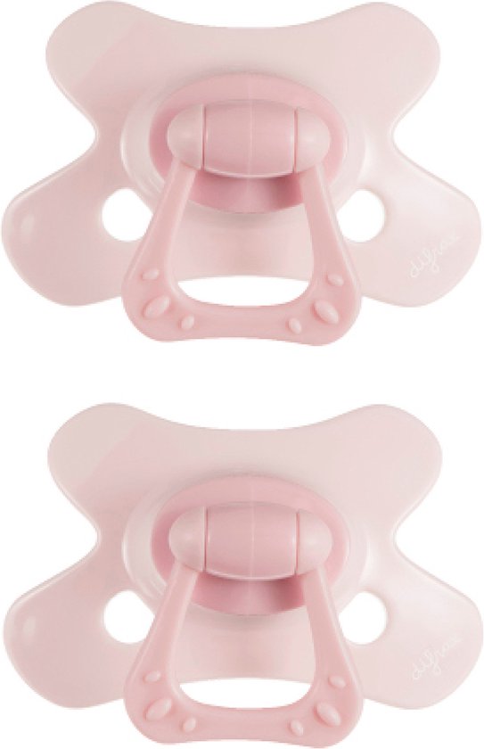 Difrax Dental Fopspeen - 18+ Maanden - Lichtroze