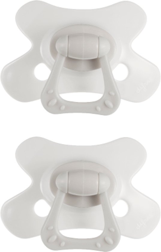 Difrax Dental Fopspeen - 18+ Maanden - Wit