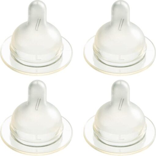 Difrax Flessenspeen Wide - Maat Large - 4 stuks