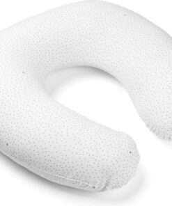Doomoo Softy - Klein Voedingskussen - Biologisch Katoen - 150cm - Silver Dots