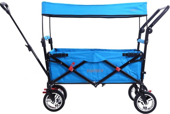 FUXTEC Bolderkar CT-700 - opvouwbaar - turkoois / blauw