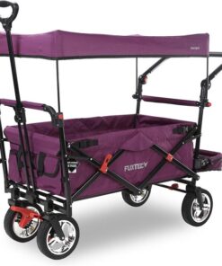 FUXTEC Bolderkar CT800 - opvouwbaar - paars