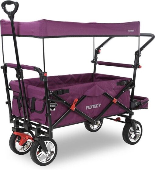 FUXTEC Bolderkar CT800 - opvouwbaar - paars