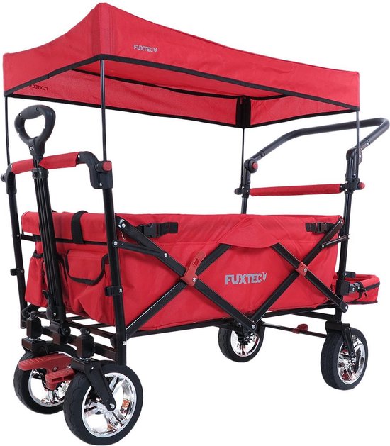 FUXTEC Bolderkar CT800 - opvouwbaar - rood