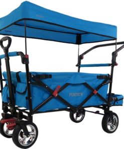 FUXTEC Bolderkar CT800 - opvouwbaar - turkoois / blauw