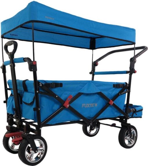 FUXTEC Bolderkar CT800 - opvouwbaar - turkoois / blauw