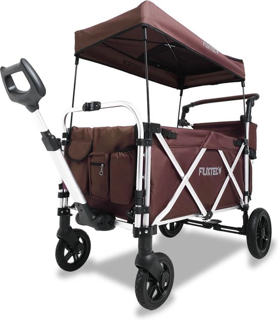 FUXTEC Bolderkar FX-CTL950 - opvouwbaar - bruin
