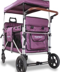 FUXTEC Bolderkar FX-CTXL900 - Opvouwbaar - paars - nu voor maximaal 4 kinderen