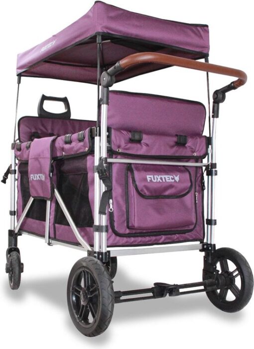 FUXTEC Bolderkar FX-CTXL900 - Opvouwbaar - paars - nu voor maximaal 4 kinderen