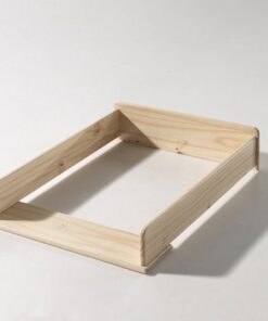 Kiddy luierplank 72x53x15 cm-massief dennenhout