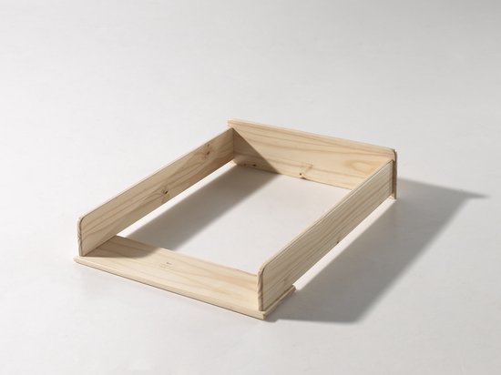 Kiddy luierplank 72x53x15 cm-massief dennenhout