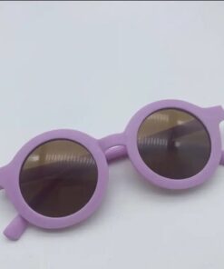 Kinder Zonnebril - Bril - Kind - Baby - Lila / Paars – Vanaf 2 jaar - 6 jaar | UV beschermend - Opklapbaar | Kinderzonnebril – Zonnebrillen | DH Collection