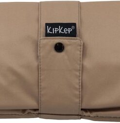 KipKep Napper Combi Verschonings-set - Coffee - bruin - verschoonmatje en luier-etuitje - rPET - wasbaar - waterafstotende zijde