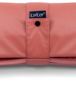 KipKep Napper Combi Verschonings-set - Sienna - verschoonmatje en luier-etuitje - rPET - wasbaar - gecoat - roze rood