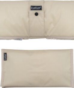 KipKep Napper Combi Verschonings-set Teddy - kleur Cookie - beige - verschoonmatje en luier-etuitje - rPET - wasbaar - waterafstotende zijde - zandkleur