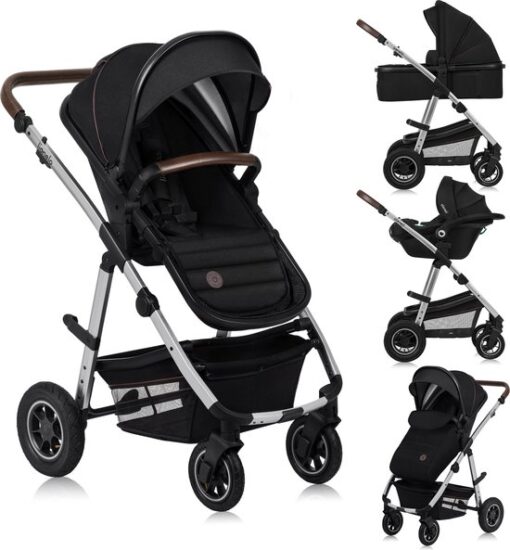 Lionelo Amber 3in1 - Kinderwagen - XXL SET - incl. autostoel - 0-22kg