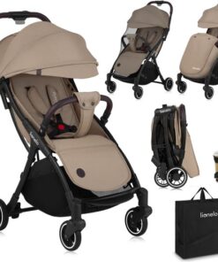 Lionelo Buggy Julie One - Kinderwagen Premium - Automatisch opvouwen - Wandelwagen tot 22 kg - Comfortabele zitje