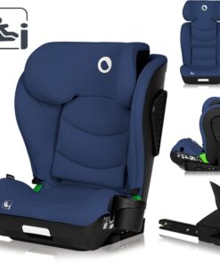 Lionelo Neal i-Size – Autostoel 100-150 cm – ISOFIX of autogordel – Verstelbare hoofdsteun (10 standen) – Kantelbare rugleuning (4 standen) – Side Impact Protection – Bekerhouder – EPP/EPS schuim – Afneembare hoes – Comfortabel & universeel