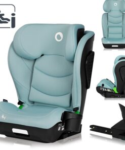 Lionelo Neal i-Size – Autostoel 100-150 cm – ISOFIX of autogordel – Verstelbare hoofdsteun (10 standen) – Kantelbare rugleuning (4 standen) – Side Impact Protection – Bekerhouder – EPP/EPS schuim – Afneembare hoes – Comfortabel & universeel
