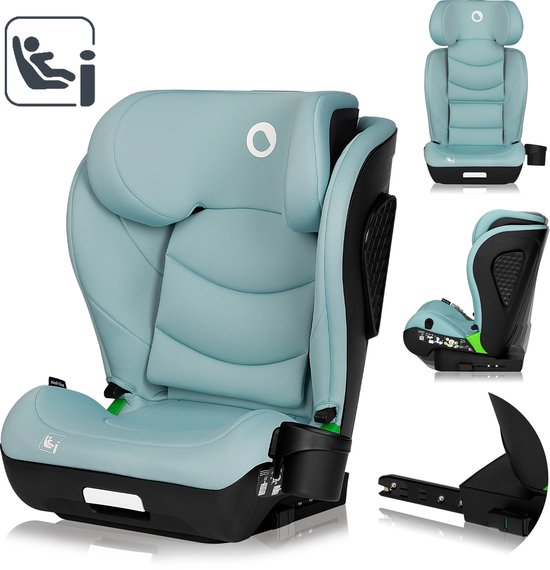 Lionelo Neal i-Size – Autostoel 100-150 cm – ISOFIX of autogordel – Verstelbare hoofdsteun (10 standen) – Kantelbare rugleuning (4 standen) – Side Impact Protection – Bekerhouder – EPP/EPS schuim – Afneembare hoes – Comfortabel & universeel