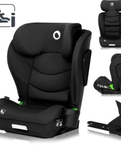 Lionelo Neal i-Size – Autostoel 100-150 cm – ISOFIX of autogordel – Verstelbare hoofdsteun (10 standen) – Kantelbare rugleuning (4 standen) – Side Impact Protection – Bekerhouder – EPP/EPS schuim – Afneembare hoes – Comfortabel & universeel