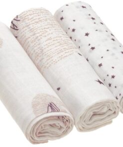 Lässig Hydrofiele luier swaddle doek 3 stuks Little Water Swan 80 x 80 cm
