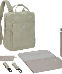 Lässig luiertas Green Label Vividal Backpack rugzak Cord light khaki