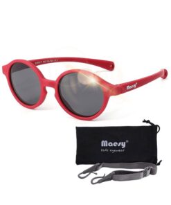 Maesy Baby Zonnebril Noah - 0 t/m 2 Jaar - Elastiek - Flexibel - UV400 Bescherming - Rood