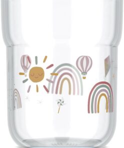 Mepal Mio kinderglas - 250 ml - Makkelijk vast te houden - Kinderservies - Sunshine & Rainbow