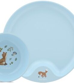 Mepal Mio kinderservies set Little Dutch - 6-delig - Kraamcadeau - Kinderservies - Forest Friends