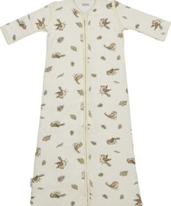 Meyco Baby Robin baby slaapzak met afritsbare mouwen - multicolour - 90cm - 2.5 TOG