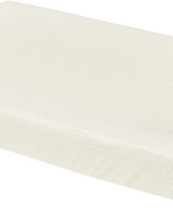 Meyco Baby Uni aankleedkussenhoes - pre-washed hydrofiel - natural - 50x70cm