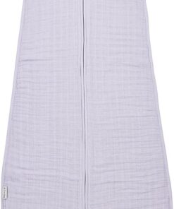 Meyco Baby Uni baby zomerslaapzak - pre-washed hydrofiel - soft lavender - 60cm - 0.5 TOG