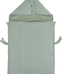 Meyco voetenzak Knit basic - Stone Green