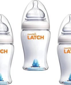 Munchkin Babyfles - 3-pack Latch bottle - baby fles 240ml - Anti-Colic babyflesje