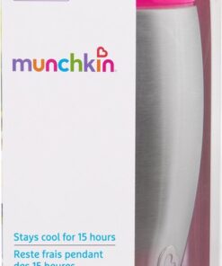 Munchkin Stainless Steel Miracle 360° Sippy Cup Pink