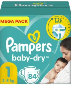 Pampers - Baby Dry - Maat 1 - Mega Pack - 84 luiers