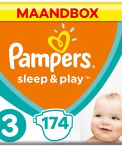 Pampers - Baby Dry - Maat 3 - Maandbox - 174 stuks - 6/10KG