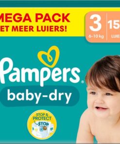 Pampers - Baby Dry - Maat 3 - Mega Pack - 150 stuks - 6/10 KG