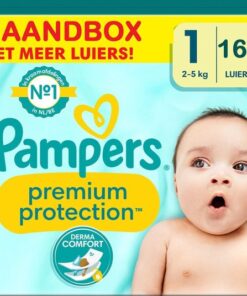 Pampers - Premium Protection - Maat 1 - Maandbox - 168 stuks - 2/5KG