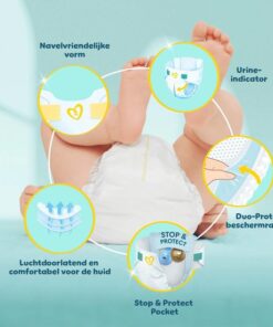 Pampers - Premium Protection - Maat 2 - Maandbox - 180 Stuks - 4-8 kg