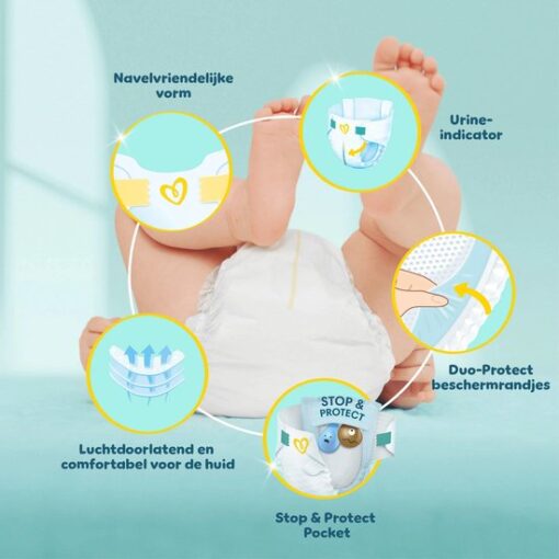 Pampers - Premium Protection - Maat 2 - Maandbox - 180 Stuks - 4-8 kg