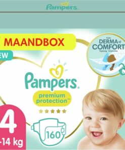 Pampers - Premium Protection - Maat 4 - Maandbox - 160 luiers - Voordeel