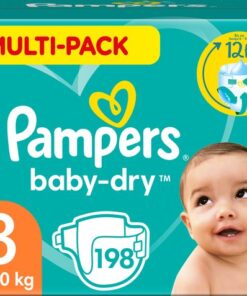 Pampers Baby-Dry Luiers - Maat 3 (6-10 kg) - 198 stuks - Multi-Pack