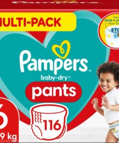 Pampers Baby-Dry Pants Luierbroekjes - Maat 6 (14-19 kg) - 116 stuks - Multi-Pack