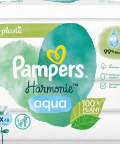 Pampers billendoekjes Harmonie Aqua (4x48 St), 192 Stuks
