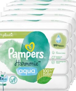 Pampers Harmonie Aqua babydoekjes - 960 billendoekjes - 20 x 48 doekjes - 0% plastic