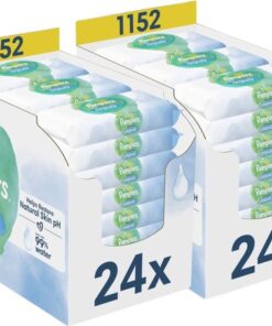 Pampers Harmonie Aqua Billendoekjes - 48 Verpakkingen = 2304 Babydoekjes